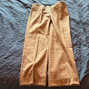 White House Black Market Men's Beige Checkered Pants